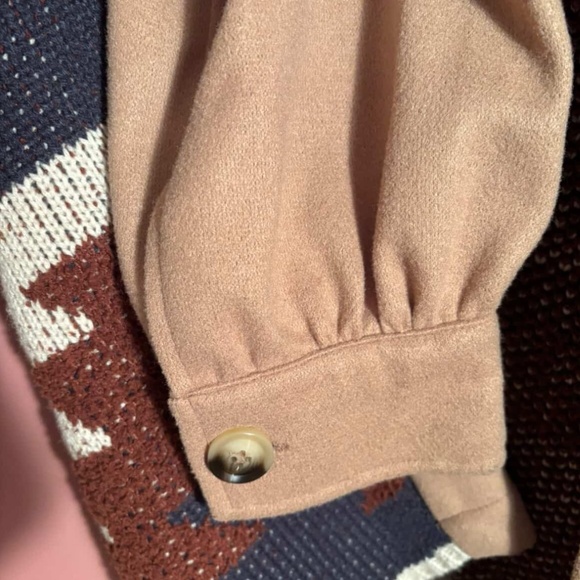 New Western Ranch Hand Sweater Knit Back Jacket Barn Coat Fall or Winter ~ Women - Picture 6 of 7